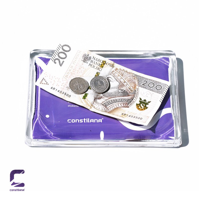 BL04S Prostokąta bilonownica pod resztę szklana